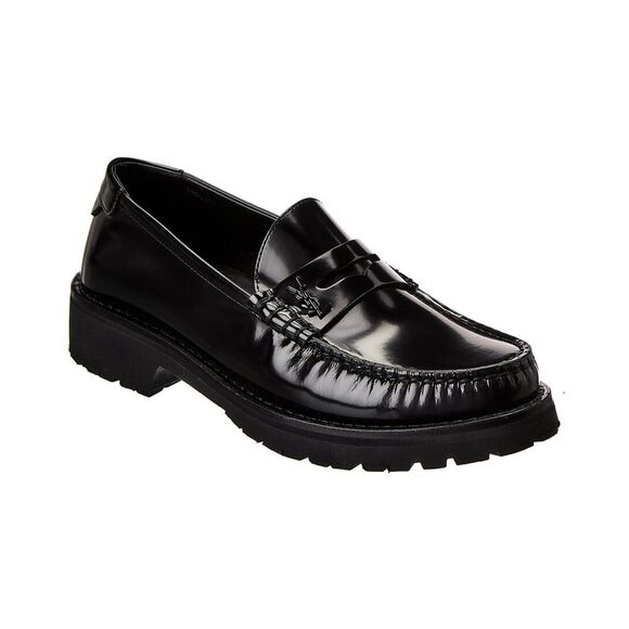 Saint Laurent Le Loafer 15 Leather Moccasin, Black - Picture 1 of 5
